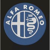 Blue Alpha Romeo Embroidery Design